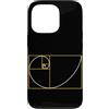 Fibonacci Golden Ratio Geometry Mathemat Custodia per iPhone 13 Pro Fibonacci Golden Ratio Geometria Amante Matematica Matematica Amante