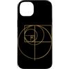Fibonacci Golden Ratio Geometry Mathemat Custodia per iPhone 14 Plus Matematica matematica geometria circolare rapporto aureo di Fibonacci