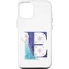 Disney Custodia per iPhone 13 Disney Princess Alfabeto Monogramma Frozen Lettera E per Elsa