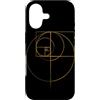 Fibonacci Golden Ratio Geometry Mathemat Custodia per iPhone 17 Matematica matematica geometria circolare rapporto aureo di Fibonacci