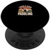 Vintage Kayak Outdoor Lifestyle Ho bisogno di una buona pagaiata Kayak Tramonto Avventura Umorismo PopSockets PopGrip Adesivo