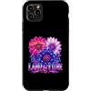 Retro Americana Flower Designs Custodia per iPhone 11 Pro Max Retrowave Patriotic Flower Land that I love Synthwave Floral