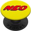 Watch TV Movies & Books on Radio Compute NEO | Personaggio del libro di film anni '90 e 2000 PopSockets PopGrip Adesivo
