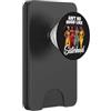 Celebrate Strength & Self-love Inspirati Design con scritta Ain't No Hood Like Sisterhood Empowering Women PopSockets PopWallet per MagSafe
