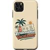 Vacation Beach Days Custodia per iPhone 11 Pro Max Vacanziere professionista Viaggio Spiaggia Palme Sole