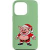 Christmas Animals Custodia per iPhone 13 Pro Maialino di Natale