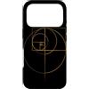 Fibonacci Golden Ratio Geometry Mathemat Custodia per iPhone 17 Pro Matematica matematica geometria circolare rapporto aureo di Fibonacci