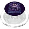 Elder Emo Club Funny Skeleton Design Supporto emotivo Anatra Goth Duck Carino Anatra Pastello Goth PopSockets PopGrip per MagSafe