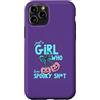 Spooky Girls Pumpkin Co Custodia per iPhone 11 Pro Divertente ragazza che ama lo spaventoso fiocco a forma di zucca per Halloween