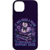 Elder Emo Club Funny Skeleton Design Custodia per iPhone 14 Plus Supporto emotivo Anatra Goth Duck Carino Anatra Pastello Goth