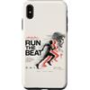 Beats Per Mile Club Custodia per iPhone XS Max Christian Runner Faith Music 1 Cor 9:24 Run The Beat