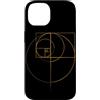 Fibonacci Golden Ratio Geometry Mathemat Custodia per iPhone 14 Matematica matematica geometria circolare rapporto aureo di Fibonacci