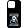Alpha Wolf Meme Custodia per iPhone 15 Pro Max Micropene Divertente Uomini Inappropriati Rude Wolf Peinlich