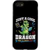 S2Shop Back To School Dragon Student Custodia per iPhone SE (2020) / 7/8 Just A Cool Dragon Back To School 2026 Studente Learning Fun