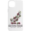 Cucina Vintage Prints Custodia per iPhone 14 Plus Olio Extra Vergine Toscana, Stampa Ramo d'Olivo Italia