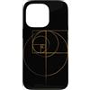 Fibonacci Golden Ratio Geometry Mathemat Custodia per iPhone 13 Pro Matematica matematica geometria circolare rapporto aureo di Fibonacci