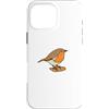 Mark Ewbie Custodia per iPhone 16 Pro Max Robin