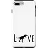 Dinosaur for Men Women Boys Girls Kids B Custodia per iPhone 7 Plus/8 Plus T-Rex Trex Tyrannosaurus Dinosaur Museum Archeologo Dino