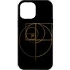 Fibonacci Golden Ratio Geometry Mathemat Custodia per iPhone 12 Pro Max Matematica matematica geometria circolare rapporto aureo di Fibonacci