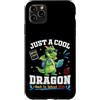 S2Shop Back To School Dragon Student Custodia per iPhone 11 Pro Max Just A Cool Dragon Back To School 2026 Studente Learning Fun