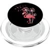Camicie e regali InGENIUS Flamingo Dande Fenicottero pink Dente di leone fiore soffiante Uccello PopSockets PopGrip per MagSafe