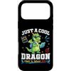 S2Shop Back To School Dragon Student Custodia per iPhone 17 Pro Max Just A Cool Dragon Back To School 2026 Studente Learning Fun