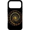 Fibonacci Golden Ratio Geometry Mathemat Custodia per iPhone 17 Pro Max Matematica matematica geometria a spirale rapporto aureo di Fibonacci