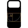 Fibonacci Golden Ratio Geometry Mathemat Custodia per iPhone 17 Pro Max Fibonacci Golden Ratio Geometria Amante Matematica Matematica Amante