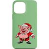 Christmas Animals Custodia per iPhone 13 Pro Max Maialino di Natale