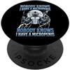 Alpha Wolf Meme Micropene Divertente Uomini Inappropriati Rude Wolf Peinlich PopSockets PopGrip Adesivo