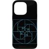 Fibonacci Golden Ratio Geometry Mathemat Custodia per iPhone 13 Pro Matematica della geometria a spirale del cerchio della sezione aurea di Fibonacci
