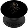 Holy Art Gesù Cristo Minimal Line Art Ritratto Cristiano Icona Fede PopSockets PopGrip Adesivo