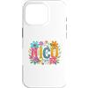 Tiny Miracles Bloom Custodia per iPhone 16 Pro NICU - Supporto floreale per la cura del corpo