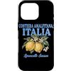 Gusto Italiano Vintage Art Custodia per iPhone 16 Pro Costiera Amalfitana Italia Limoncello Stagione Limone Art