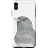 Perroquets numériques Custodia per iPhone XS Max ritratto pappagallo acquerello amazon corona gialla