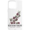 Cucina Vintage Prints Custodia per iPhone 15 Pro Max Olio Extra Vergine Toscana, Stampa Ramo d'Olivo Italia
