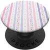 Pastel Purple Pink Coquette Bow Floral Pattern PopSockets PopGrip Adesivo