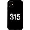 Area Code Tees Custodia per iPhone 11 315 Prefisso Syracuse NY Telefono Mobile 315