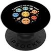 Solar System Astronomy Space Science Pla L'apprendimento è fuori dal mondo Sistema Solare Pianeti Astronomia PopSockets PopGrip Adesivo