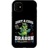 S2Shop Back To School Dragon Student Custodia per iPhone 11 Just A Cool Dragon Back To School 2026 Studente Learning Fun