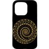 Fibonacci Golden Ratio Geometry Mathemat Custodia per iPhone 15 Pro Spirale d'oro Fibonacci Sequenza Geometria Amante Matematica