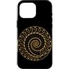 Fibonacci Golden Ratio Geometry Mathemat Custodia per iPhone 16 Pro Max Spirale d'oro Fibonacci Sequenza Geometria Amante Matematica