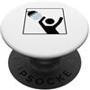Cold Shower Gifts Cold Plunge Bagno di ghiaccio della persona della doccia fredda PopSockets PopGrip Adesivo