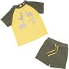 Mawi Set 2 pezzi bimbo bicolor stampa "dino"