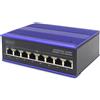 ‎DIGITUS DIGITUS PoE Network Switch - 8-port gigabit Ethernet - DIN rail mounting - termi