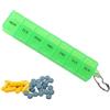 Generico Portapillole 7 giorni, Organizzatore di pillole trasparente da viaggio, organizer per medicinali, organizer portatile per medicinali, borsa, tasca