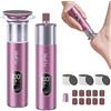 SUFU Rimozione dei calli elettrico, ricaricabile per rimuovere i piedi a 3 livelli, regolabile con lime intercambiabili, set di pedicure per talloni screpolati, pelle dura, rosa