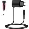 GSGFUIS Cavo di ricarica 12 V 0,4 A per rasoio Series 9 8 7 6 5 3 1 e epilatore 9 7 5, alimentatore per caricabatterie rasoio, epilatore, cavo di ricarica, alimentatore di ricambio per trimmer Charger