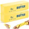 TOGETDREAM Butter Giocattolo, Giocattolo da Spremere di Burro Bastoncino di Burro Giocattoli da Schiacciare Antistress per Bambini, Adulti, Ufficio e Casa (B)