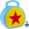 Mattel Disney Pixar, Playset Valigetta 2-in-1 Pixar Minis, con Mini Personaggio Mr.Incredibile, Giocattolo per Bambini 3+ Anni, GMC76